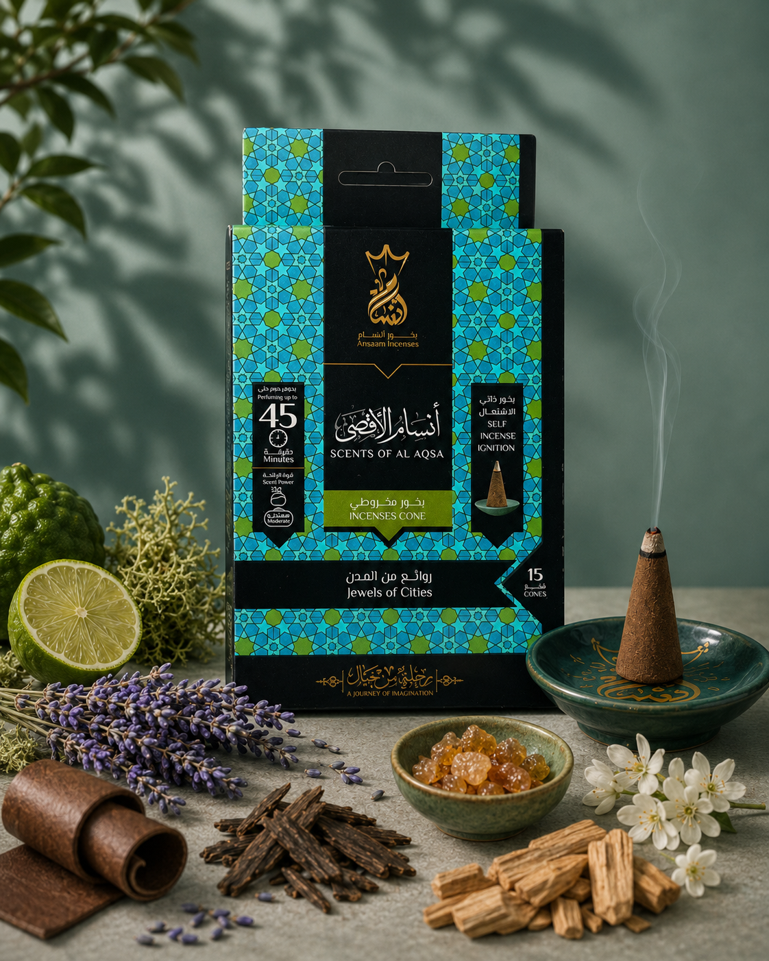 Al Aqsa - Incense Cones - Ansaam Incenses