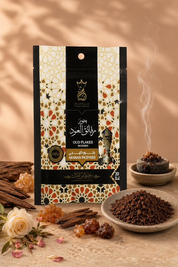 Oud Flakes - Incense Blend 20g - Ansaam Incenses