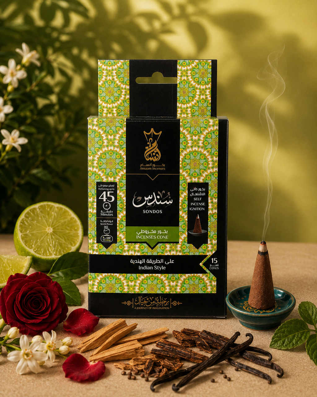 Sondos - Incense Cones - Ansaam Incenses